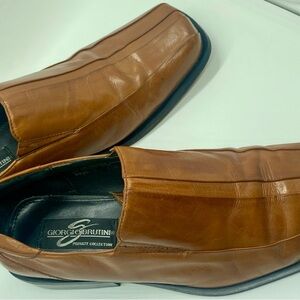Giorgio Brutini Men's Brown Leather Loafers Size 11M